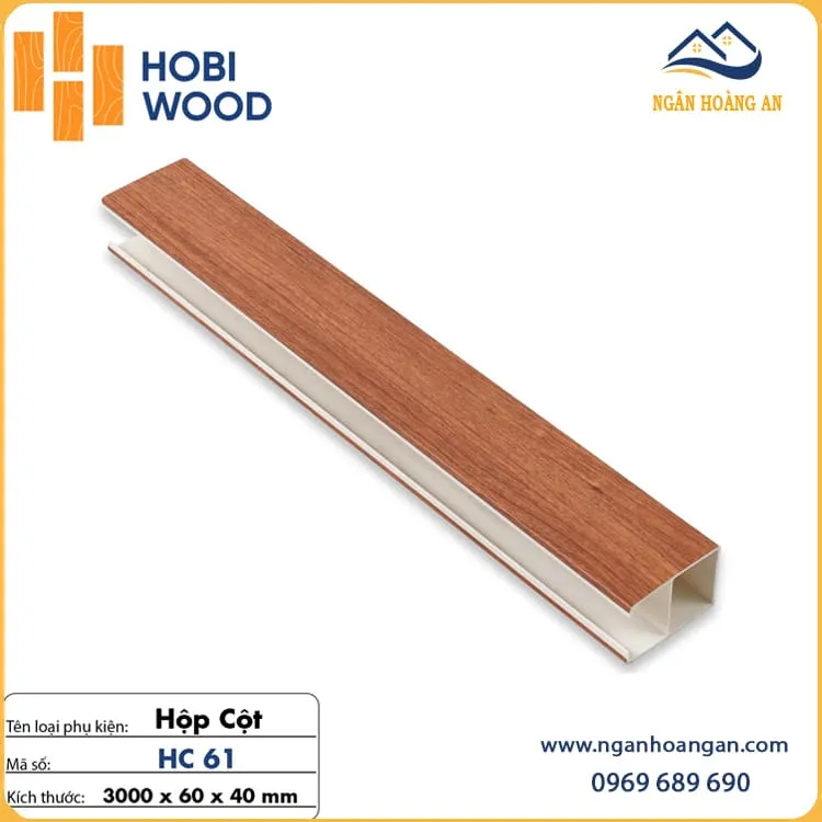 Thanh Nan Trần Nhựa Giả Gỗ Hobiwood 40X60